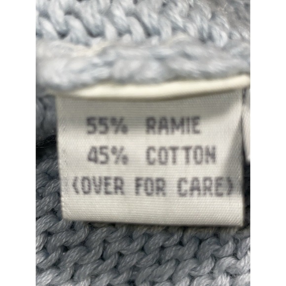 VTG Susan Bristol Cottagecore Floral Crochet Knit Cardigan Short Sleeve Medium - Picture 6 of 13